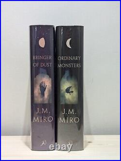 Signed-Numbered-First Edition-Ordinary Monsters Bringer of Dust by J. M. Miro