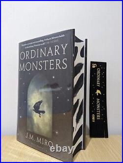 Signed-Numbered-First Edition-Ordinary Monsters by J. M. Miro-Sprayed Edge-New