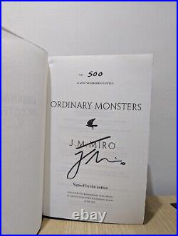 Signed-Numbered-First Edition-Ordinary Monsters by J. M. Miro-Sprayed Edge-New