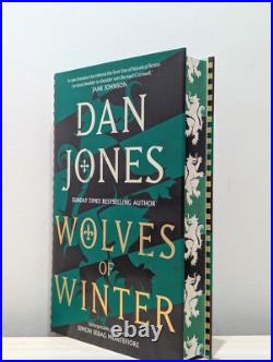 Signed-Numbered-First Edition-Wolves of Winter by Dan Jones-New