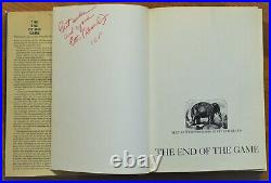 Signed Peter Beard End Of The Game 1965 1st Edition With Dustjacket Nice