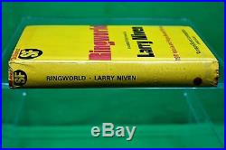 Signed RINGWORLD by Larry Niven 1972 Gollancz FIRST HARDCOVER EDITION Ex Library