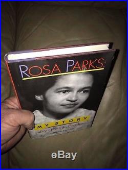 Signed Rosa Parks AutobiographyMy Story, First edition inscribed 6/20/93