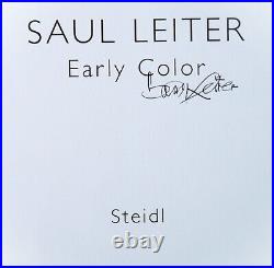 Signed Saul Leiter Early Color 2006 1st Edition & 1st Printing Fine