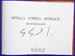 Signed Sebastiao Salgado Africa 2007 1st Edition & 1st Printing Hardcover Fine