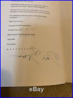 Signed The Da Vinci Code Dan Brown First Edition 1/1
