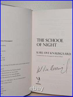Signed-The School of Night by Karl Ove Knausgaard