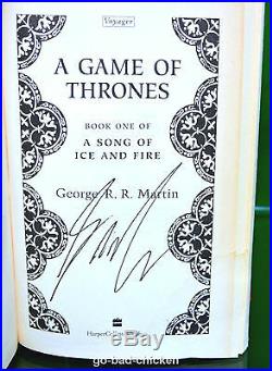 Signed True First Edition A GAME OF THRONES George R R Martin 1996 1st/1st book