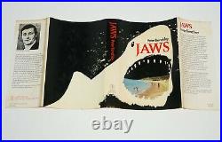 Signed With Shark Drawing Fine 1st/1st Edition Jaws Peter Benchley