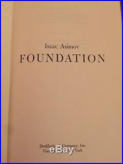 Signed by Author! Isaac Asimov 1951 The Foundation Trilogy 1st Book Club Edition