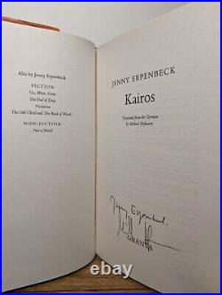 Signed by Author &Translator-1st Edition-Kairos by Jenny Erpenbeck-New