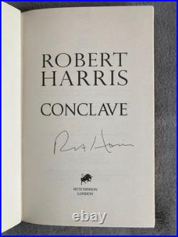 Signed first edition of Conclave by Robert Harris