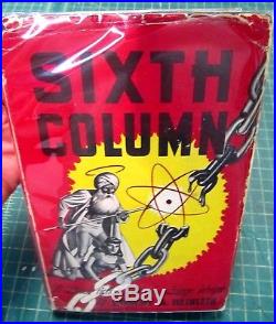 Sixth Column by Robert A. Heinlein SIGNED 1949 Gnome Press First Edition HC