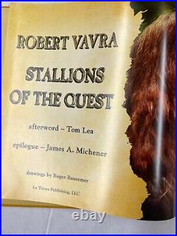 Stallions of the Quest by Robert Vavra First Edition Signed by the Author