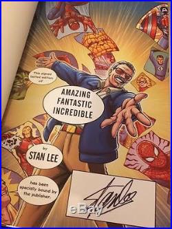Stan Lee Amazing Fantastic Incredible Signed LIMITED First Edition
