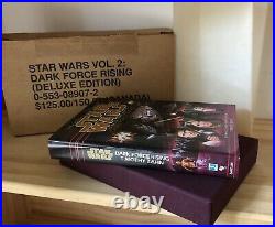 Star Wars Thrawn Dark Force Rising Deluxe First Edition 3/350 Signed Zahn Rare