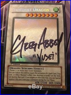 Stardust Dragon Ghost Rare First Edition Signed By Greg Abbey! (lp)