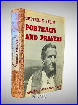 Stein/Portraits and Prayers First Edition with Original Jacket! Signed! Scarce