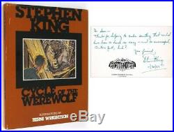 Stephen KING / Cycle of the Werewolf Signed 1st Edition 1983