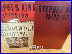 Stephen King 11/22/63 Signed Stephen Edwin King Very, Very Rare! First Edition