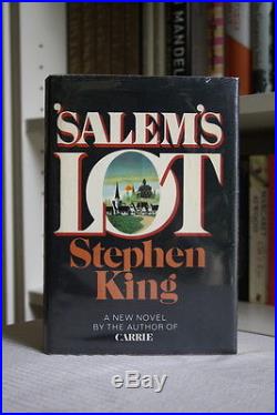 Stephen King (1975)'Salem's Lot', SIGNED first edition, first printing