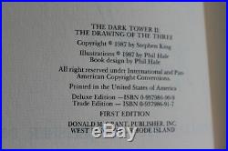 Stephen King (1987)'Dark Tower II Drawing of the Three' signed first edition