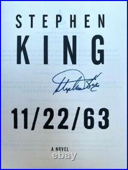 Stephen King Autographed 11/22/63 Novel First Edition Fine Unread withProvenance