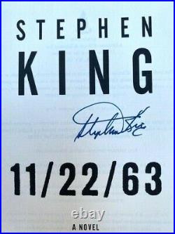 Stephen King Autographed 11/22/63 Novel First Edition Fine Unread withProvenance
