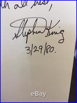 Stephen King Carrie TRUE First Edition SIGNED (3/29/80) $5.95 P6 DOUBLEDAY