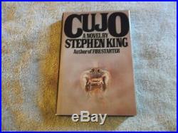Stephen King Cujo Signed First Edition First Printing