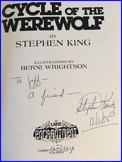 Stephen King Cycle of the Werewolf TRUE First Edition SIGNED INSCRIBED 12/2/83