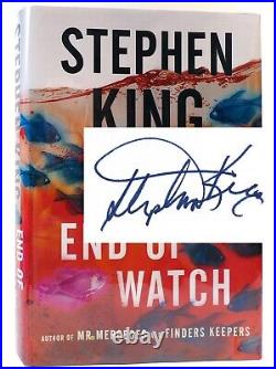 Stephen King END OF WATCH SIGNED 1st Edition 1st Printing