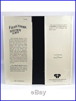 Stephen King FIRESTARTER Signed Limited First Edition Illustrated Slipcased 710