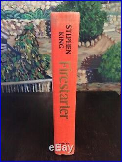 Stephen King Firestarter TRUE First Edition SIGNED (8/13/80) $13.95 VIKING