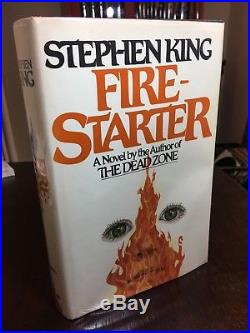 Stephen King Firestarter TRUE First Edition SIGNED DATED (8/27/80) $13.95 VIKING
