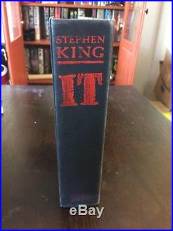 Stephen King IT TRUE First Edition SIGNED INSCRIBED (9/13/86) $22.95 VIKING
