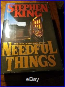 Stephen King NEEDFUL THINGS Signed First Edition Fine/Fine