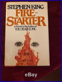 Stephen King, SIGNED, FIRE STARTER, 1980, First Edition, First Printing