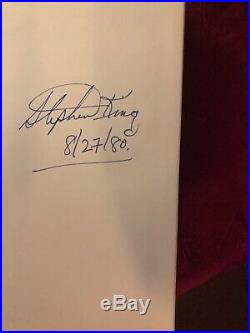 Stephen King, SIGNED, FIRE STARTER, 1980, First Edition, First Printing