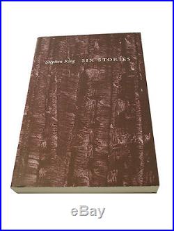 Stephen King SIX STORIES Signed Limited First Edition Slipcase Collectible Book
