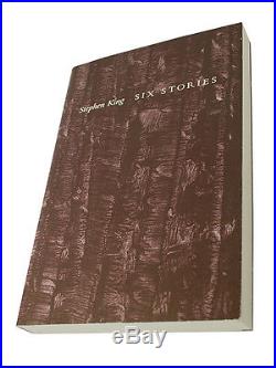 Stephen King SIX STORIES Signed Limited First Edition Slipcase Collectible Book