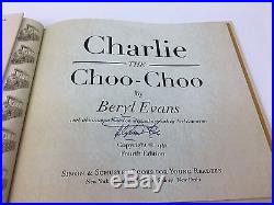 Stephen King Signed Charlie the Choo Choo Book Beryl Evans First Edition 1st/1st