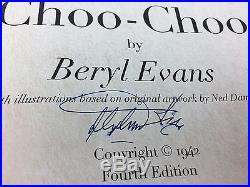 Stephen King Signed Charlie the Choo Choo Book Beryl Evans First Edition 1st/1st