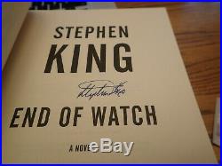 Stephen King Signed End Of Watch First Edition W Ticket Stub 6/13/2016 Unread