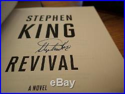 Stephen King Signed First Edition Revival With Pamphlet From Signing 1/29/2015