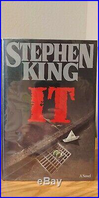 Stephen King Signed IT First Edition Hardcover Dust Jacket