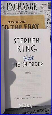 Stephen King Signed The Outsider Autograph First Edition 14 Printing