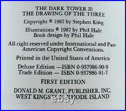 Stephen King The Drawing of the Three First Edition Signed by Illustrator