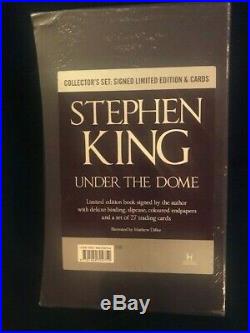 Stephen King Under the Dome RARE sealed signed autographed 1st edition withcards