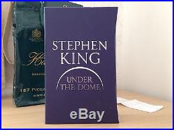 Stephen King uk Signed First Limited Edition Under The Dome + 27 Cards